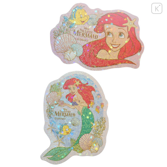 Japan Disney Store Hologram Big Sticker - Ariel - 3