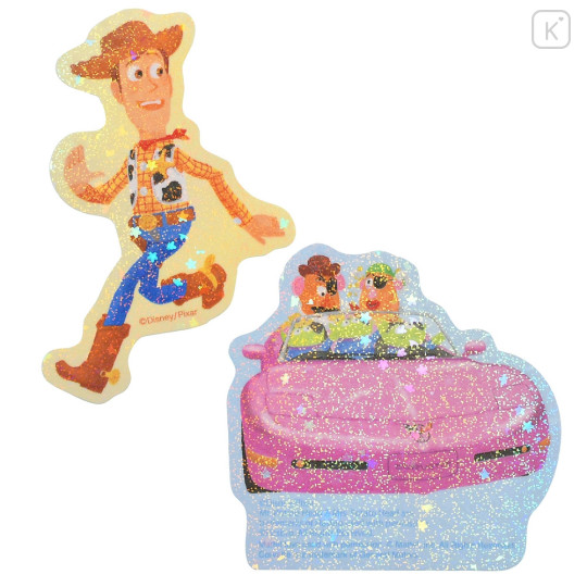 Japan Disney Store Hologram Big Sticker - Toy Story - 4