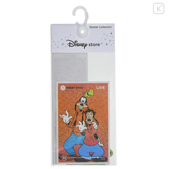 Japan Disney Store Hologram Big Sticker - Goofy - 2