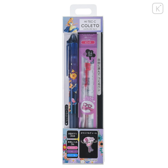 Japan Disney Store Hi-Tec-C Coleto 3 Color Multi Gel Pen - Alice in Wonderland - 1