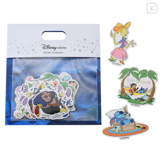 Japan Disney Store Flake Sticker - Stitch / Friends - 1