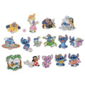 Japan Disney Store Flake Sticker - Stitch / Friends - 2