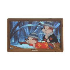Japan Disney Card Sticker - Chip & Dale / Look