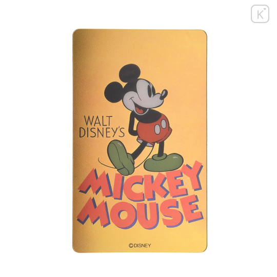 Japan Disney Store Card Sticker - Mickey / Gold - 1