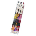 Japan Disney Store Sarasa Clip Gel Pen 3 Vintage Colors Set - Belle & Rapunzel & Ariel - 1