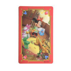Japan Disney Card Sticker - Minnie & Daisy & Pluto