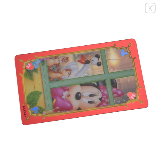 Japan Disney Store Card Sticker - Minnie & Chip & Dale - 3