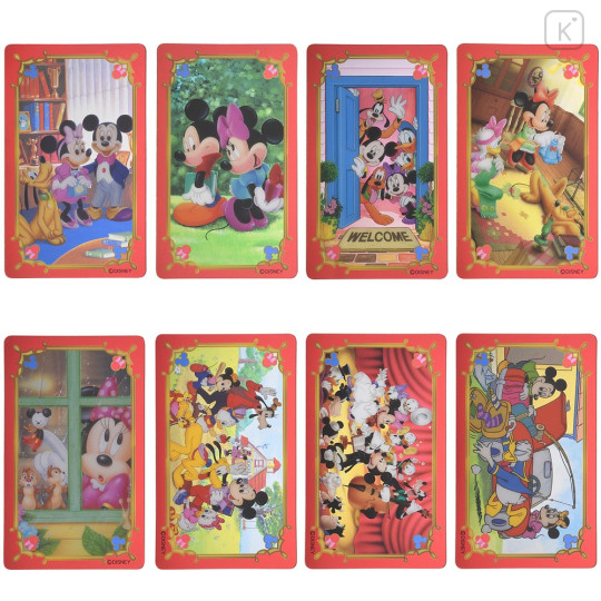 Japan Disney Store Card Sticker - Minnie & Chip & Dale - 4