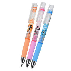 Japan Disney Juice Up Gel Pen 3pcs Set - Mickey & Minnie & Stitch