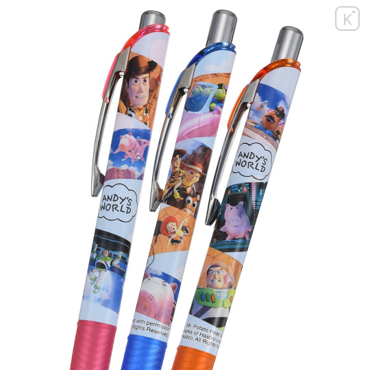 Japan Disney Store EnerGel Gel Pen 3pcs Set - Toy Story / Andy's World - 4