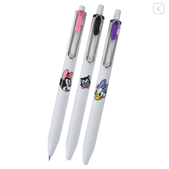 Japan Disney Store Uni-ball One Gel Pen 3pcs Set - Minnie & Daisy & Figaro - 2