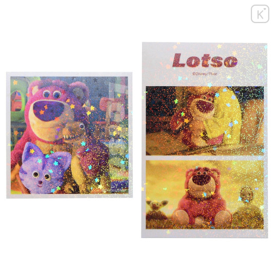 Japan Disney Store Hologram Big Sticker - Lotso Bear - 4