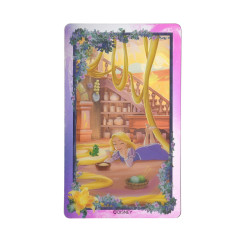 Japan Disney Card Sticker - Rapunzel / Yummy