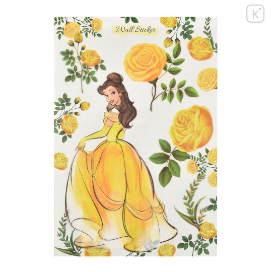 Japan Disney Store Wall Sticker - Belle / Yellow Rose - 1