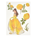 Japan Disney Store Wall Sticker - Belle / Yellow Rose - 2