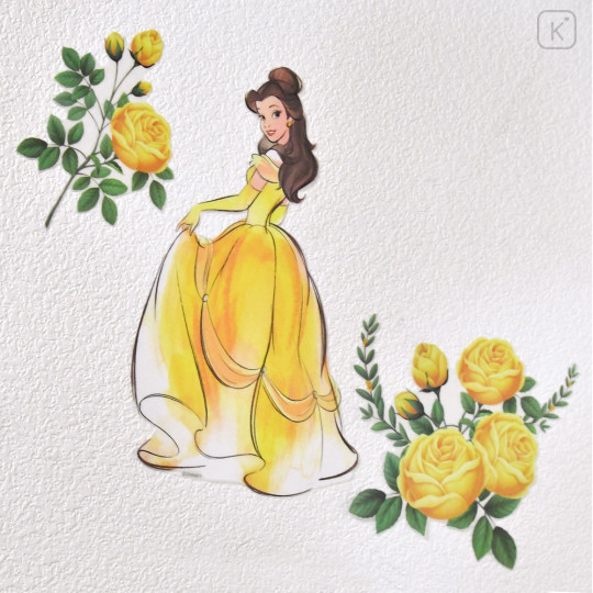 Japan Disney Store Wall Sticker - Belle / Yellow Rose - 4
