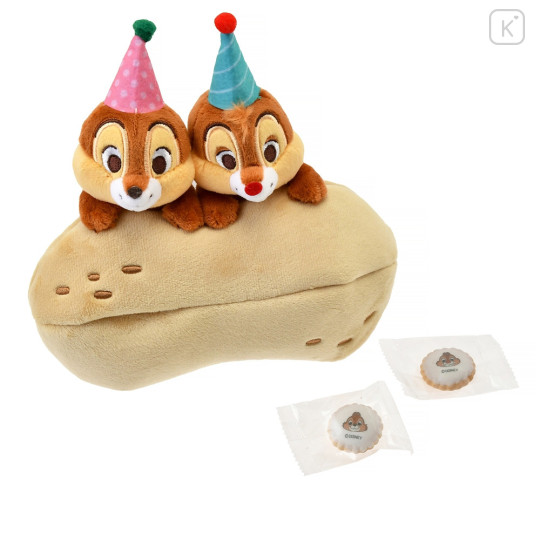 Japan Disney Store Plush & Pouch - Chip & Dale 80 years Anniversary - 1