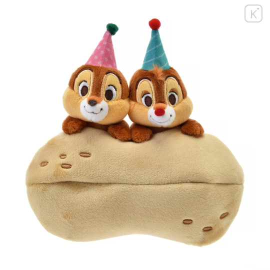 Japan Disney Store Plush & Pouch - Chip & Dale 80 years Anniversary - 2