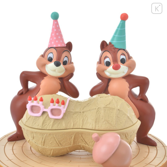 Japan Disney Store Figures & Small Case - Chip & Dale / 80 years Anniversary - 8