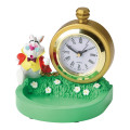 Japan Disney Store Clock & Tray - Alice in Wonderland / White Rabbit - 1