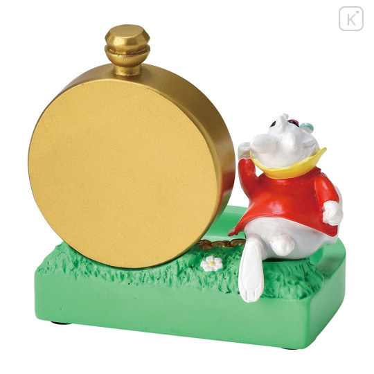 Japan Disney Store Clock & Tray - Alice in Wonderland / White Rabbit - 2
