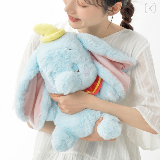 Japan Disney Store Fluffy Plush (L) - Dumbo / Sleepy - 2