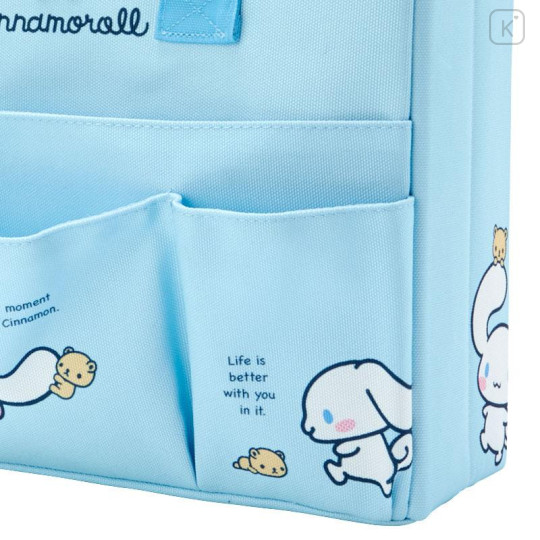 Japan Sanrio Original Lid Carry Box (L) - Cinnamoroll - 5