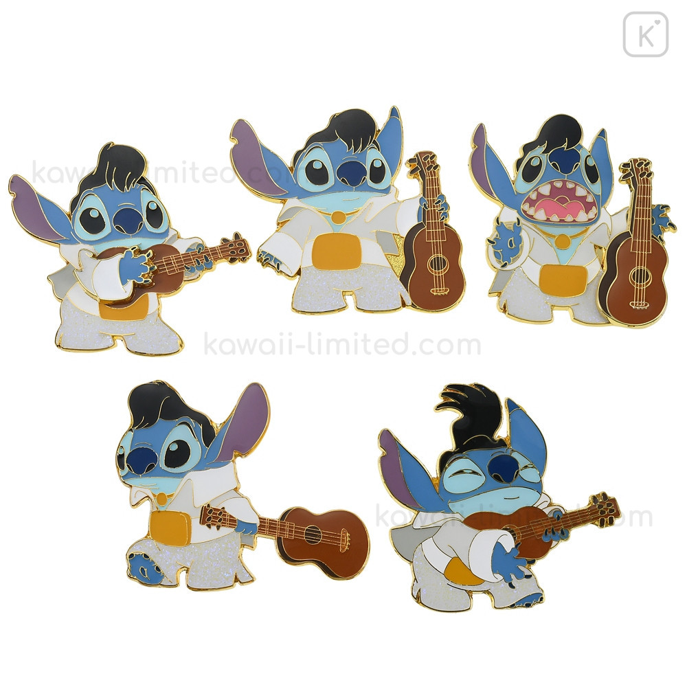 Japan Disney Store Pin Badge Set - Stitch Movie / 20th Years