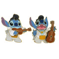 Japan Disney Store Pin Badge Set - Stitch Movie / 20th Years Anniversary / Elvis Presley - 5