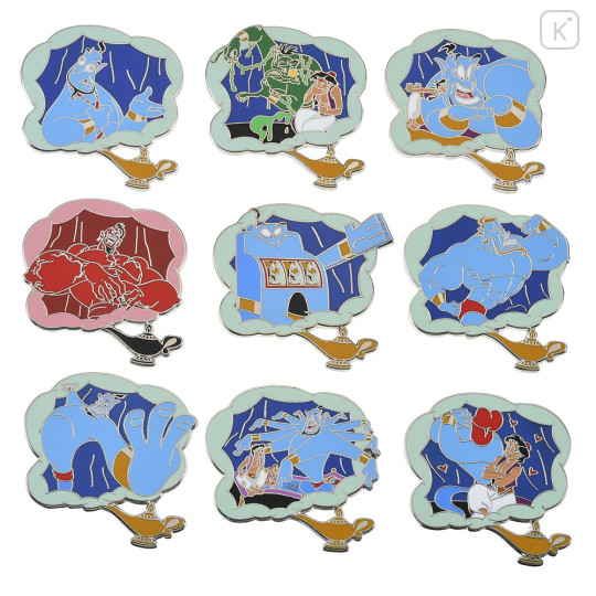 Japan Disney Store Pin Badge (Secret Pin × 2) - Aladdin Movie / 30th Years Anniversary - 1