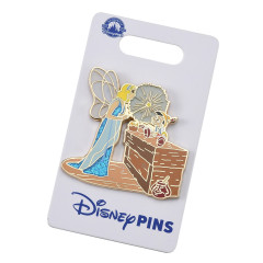 Japan Disney Pin Badge - Pinocchio & Blue Fairy
