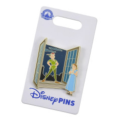 Japan Disney Pin Badge - Peter Pan & Wendy