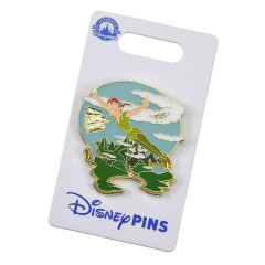 Japan Disney Pin Badge - Peter Pan & Tinker Bell