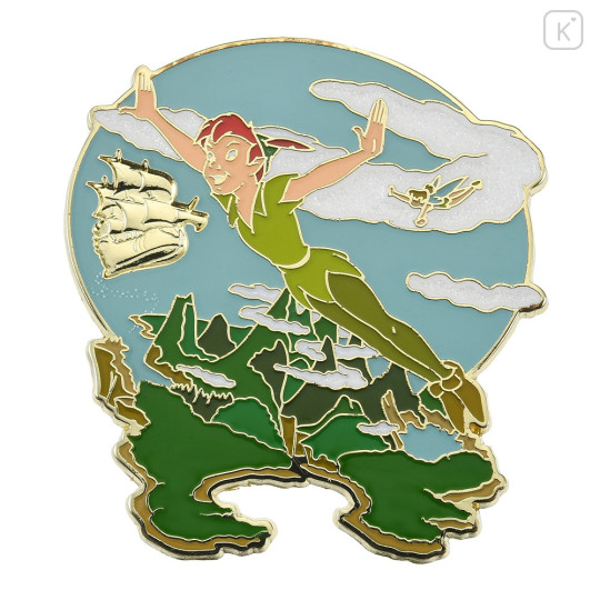 Japan Disney Store Pin Badge - Peter Pan & Tinker Bell - 2