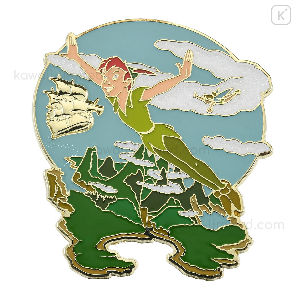 Japan Disney Pin Badge - Peter Pan & Tinker Bell | Kawaii Limited