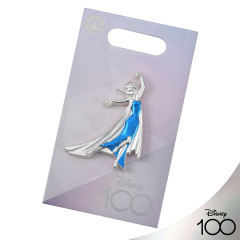 Japan Disney Pin Badge - Elsa / Disney100 Platinum Celebration Collection