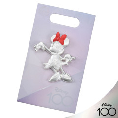 Japan Disney Pin Badge - Minnie Mouse / Disney100 Platinum Celebration Collection