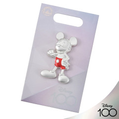 Japan Disney Pin Badge - Mickey Mouse / Disney100 Platinum Celebration Collection