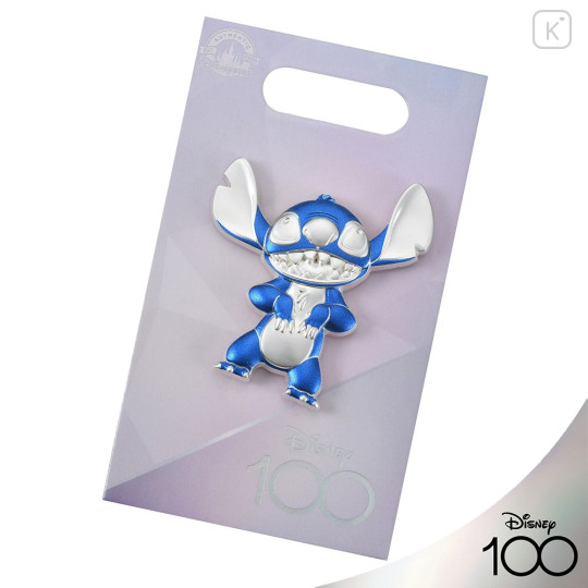 Japan Disney Store Pin Badge - Stitch / Disney100 Platinum Celebration Collection - 1