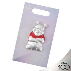 Japan Disney Pin Badge - Pooh / Disney100 Platinum Celebration Collection