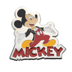 Japan Disney Pin Badge - Mickey Mouse / Logo