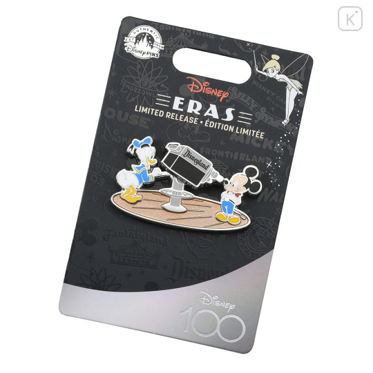 Japan Disney Store Pin Badge - Mickey Mouse & Donald Duck / Disney100 Eras Celebration Collection - 1