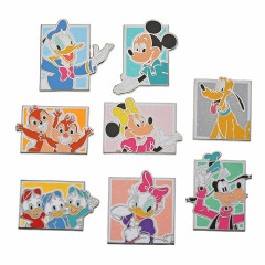 Japan Disney Pin Badge (Secret Pin) - Mickey & Friends