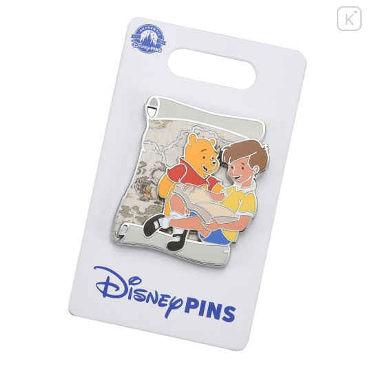 Japan Disney Store Pin Badge - Winnie The Pooh / Pooh & Christopher Robin - 1