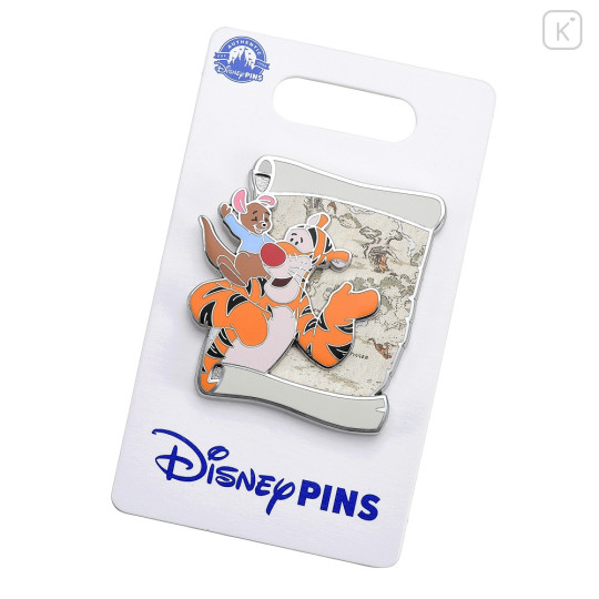 Japan Disney Store Pin Badge - Winnie The Pooh / Tigger & Roo - 1