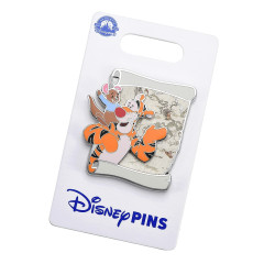 Japan Disney Pin Badge - Winnie The Pooh / Tigger & Lou
