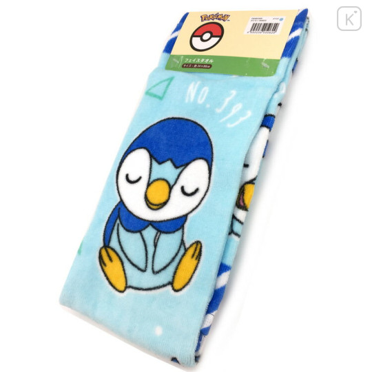 Japan Pokemon Long Towel - Piplup - 1