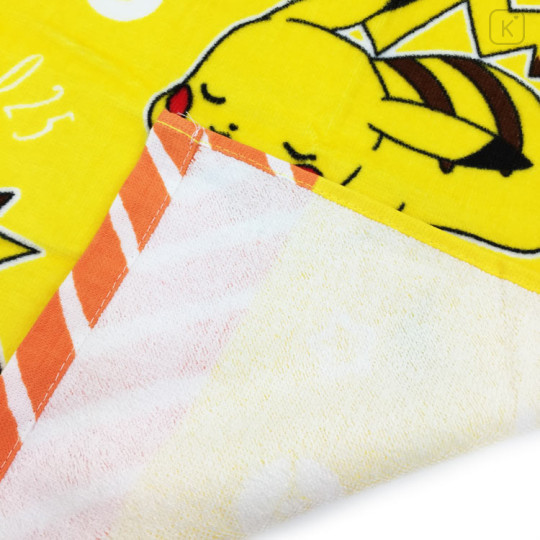 Japan Pokemon Long Towel - Pikachu - 2