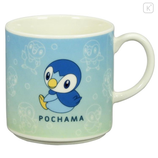 Japan Pokemon Ceramic Mug - Piplup - 1