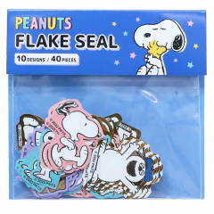 Japan Peanuts Die-cut Flake Seal Sticker Pack - Snoopy